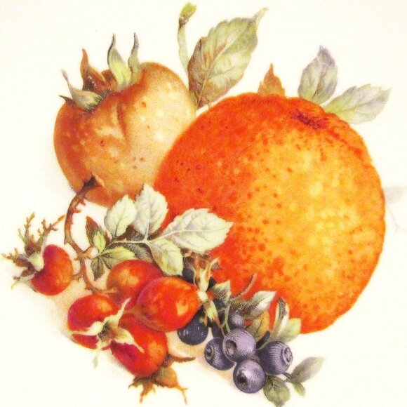 (3) Schumann Arzbery Germany handpainted salad fruit plates circa 1940s fine por - Picture 5 of 8